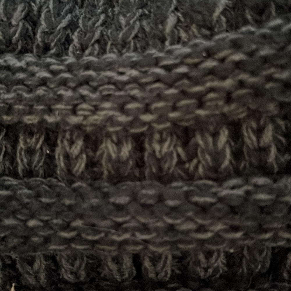 NWT C.C. | Knit beanie | Black/Charcoal | One Size - Picture 3 of 7